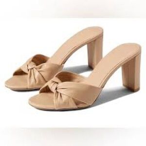 Veronica Beard Ganita Leather Knot Sandals